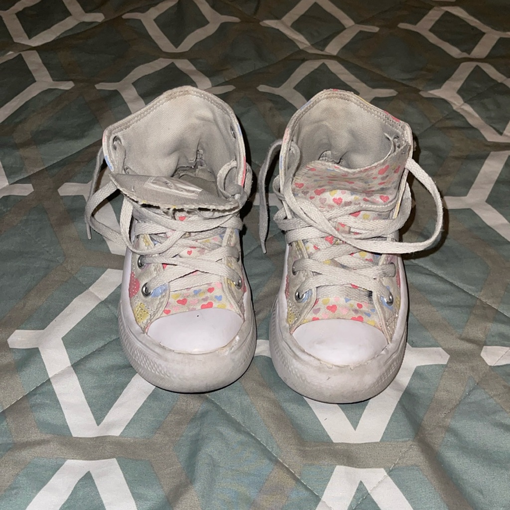 Converse All Star Chunk Taylor Hearts Shoes